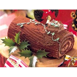 圣诞节木头形蛋糕