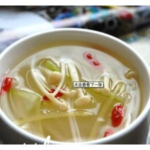 冬瓜枸杞金针菇姜丝汤
