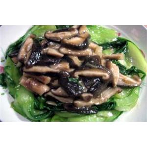 蘑菇炒油菜心