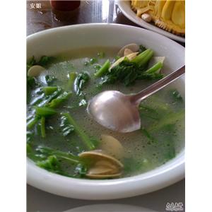 青菜蛤蜊汤