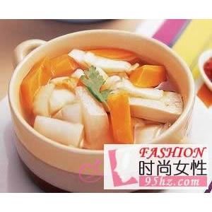 火腿虾仁豆腐汤