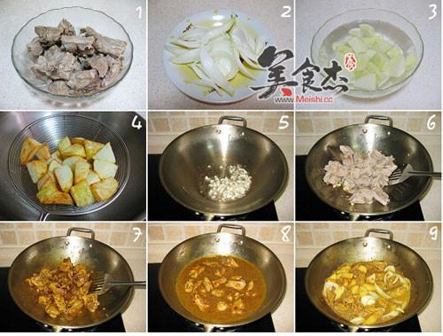 咖喱排骨炖土豆