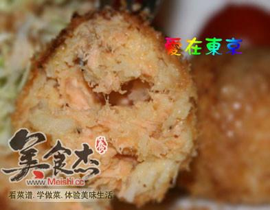 日式鲑鱼可乐饼