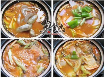 韩式海鲜大酱汤