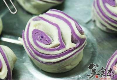 奶香紫薯卷