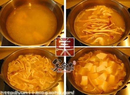豆腐杂菇大酱汤