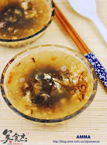 发菜香菇虾仁汤