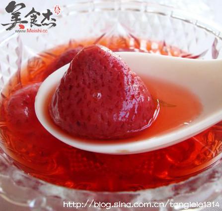 糖水冻草莓
