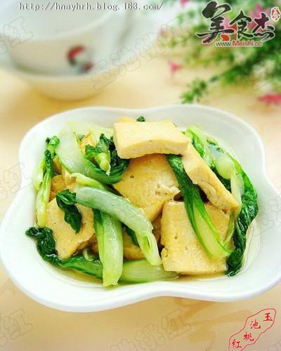 小白菜炒豆腐