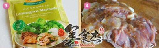 越南风味香茅烤鸡卷