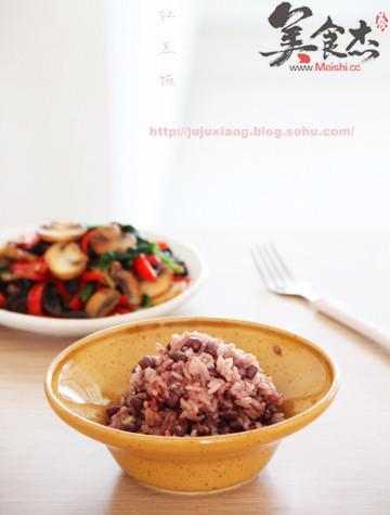 什锦素菇+红豆饭