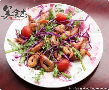 鲜虾蔬菜沙拉