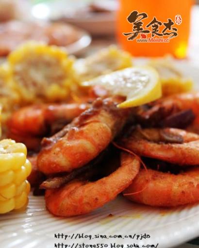 玉米咖喱虾