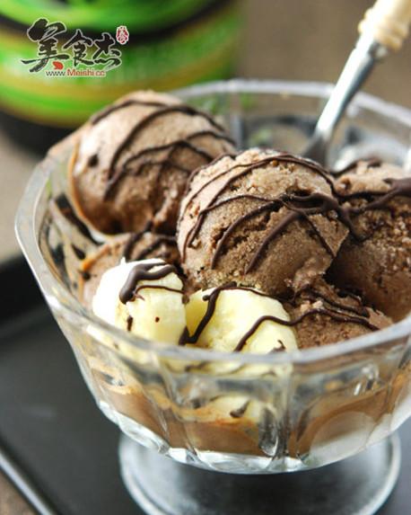 甜酒巧克力冰淇淋