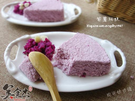 紫薯松糕