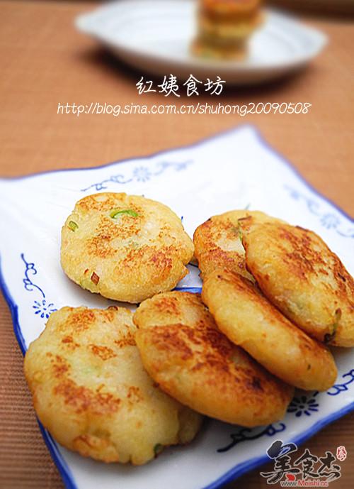 香煎土豆虾仁饼