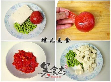 番茄豌豆烧豆腐