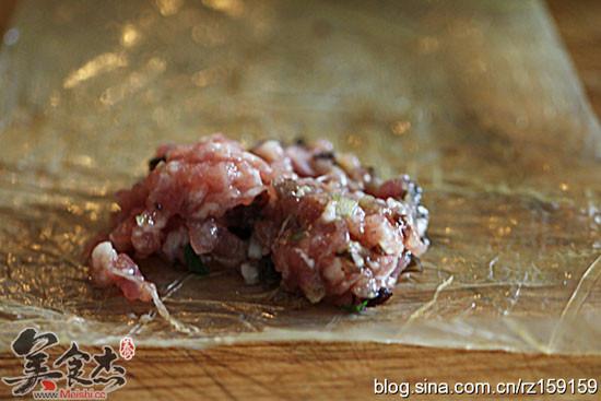 杏鲍菇烧豆皮虾肉卷