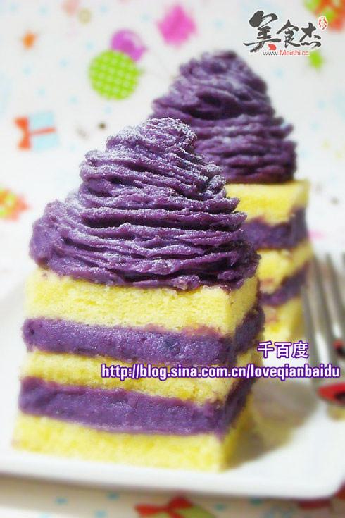 紫薯泥蛋糕