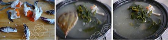 海参菜螃蟹汤