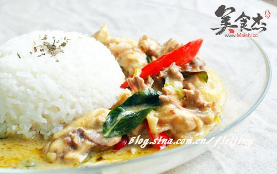 泰式绿咖喱鸡饭