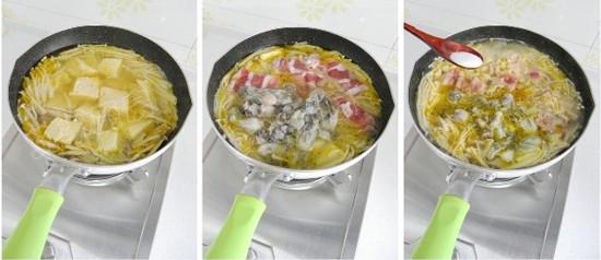 蛎黄杂菇煮冻豆腐