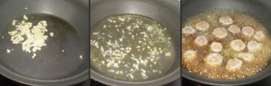 香菇酿肉扒油菜