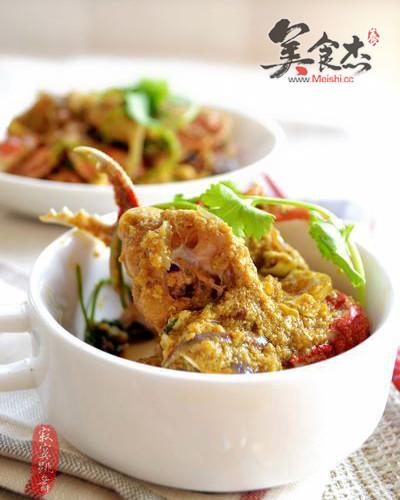 泰式黄咖喱炒蟹