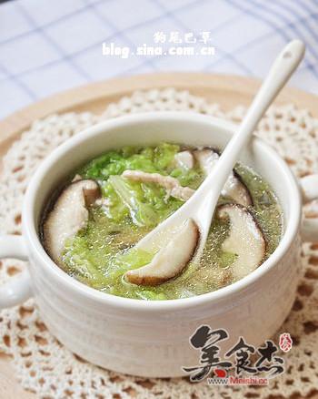 香菇白菜瘦肉汤