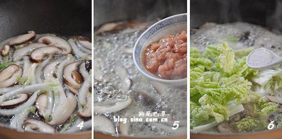 香菇白菜瘦肉汤