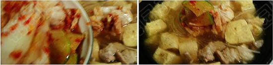 泡菜冻豆腐牛肉汤