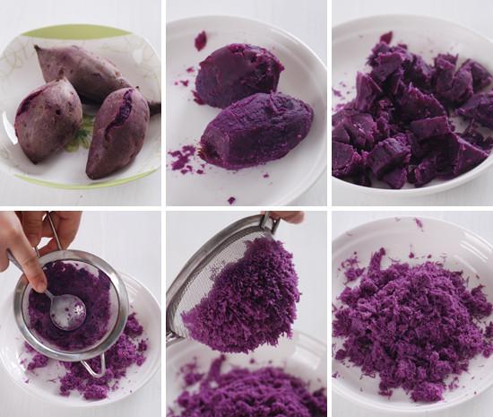紫薯冻芝士