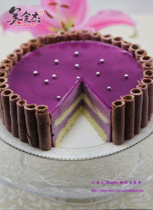 紫薯慕斯蛋糕