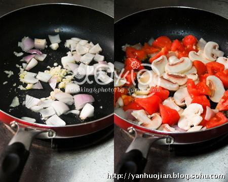 茄汁蘑菇鱼块