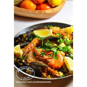 西班牙海鲜饭 Seafood Paella
