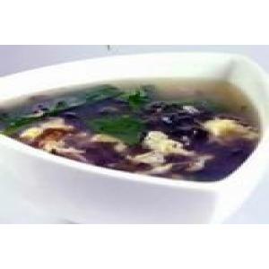紫菜肉丝粟米蛋花汤