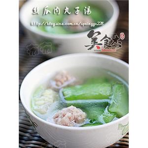 丝瓜肉丸子汤