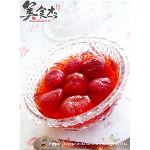 糖水冻草莓