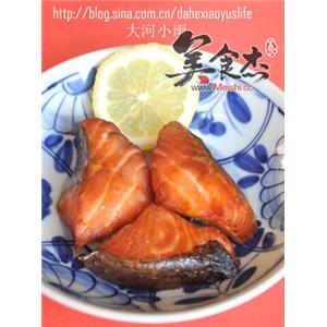 日式柠檬烤三文鱼