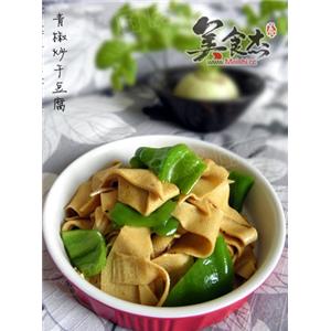 青椒炒干豆腐