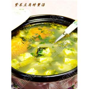 紫菜豆腐螃蟹汤