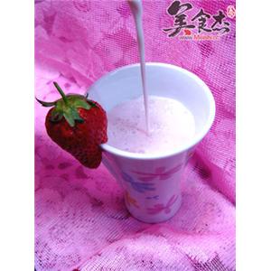 草莓牛奶汁