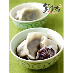 紫甘蓝水饺