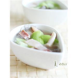 火腿丝瓜豆腐汤