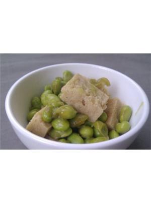 毛豆炖冻豆腐