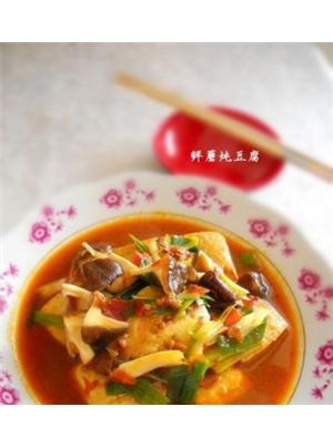 鲜蘑炖豆腐